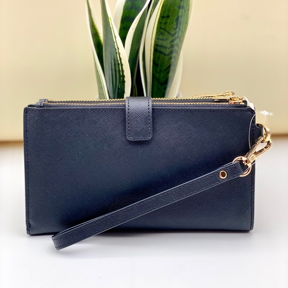 Michael Kors Wallet Wristlet Phone Case Black - Picture 3 of 8